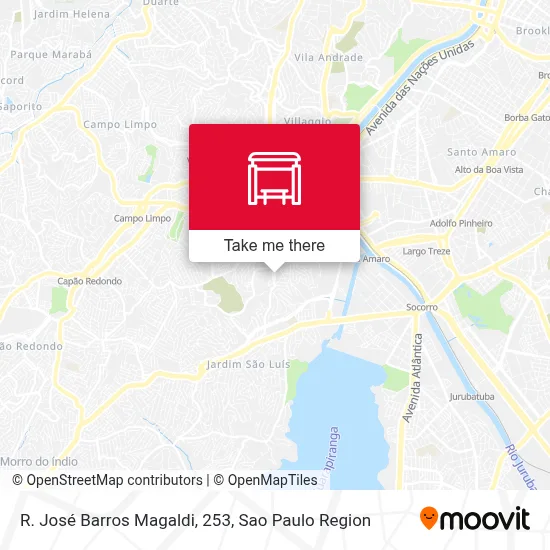 R. José Barros Magaldi, 253 map