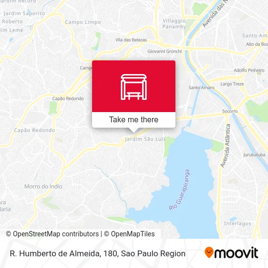 R. Humberto de Almeida, 180 map