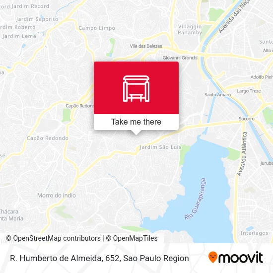 R. Humberto de Almeida, 652 map