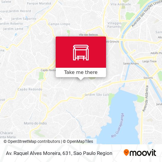 Mapa Av. Raquel Alves Moreira, 631