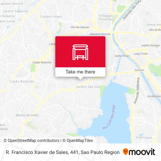 R. Francisco Xavier de Sales, 441 map