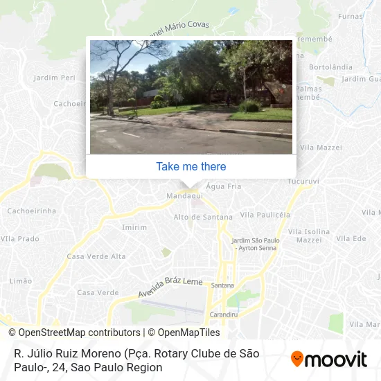 R. Júlio Ruiz Moreno map