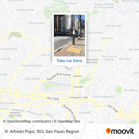 R. Alfredo Pujol, 503 map