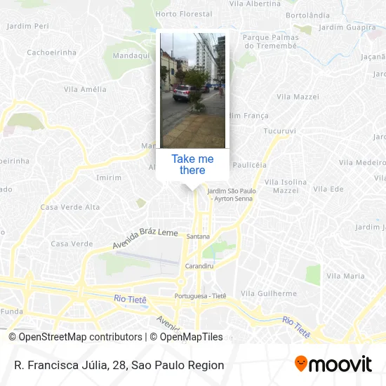 R. Francisca Júlia, 28 map