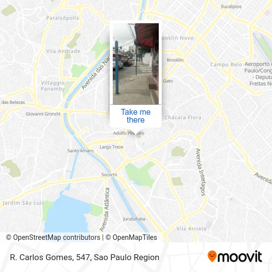 R. Carlos Gomes, 547 map