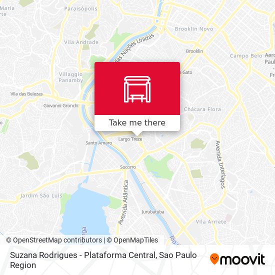 Mapa Suzana Rodrigues - Plataforma Central