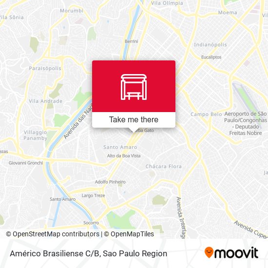 Américo Brasiliense C/B map