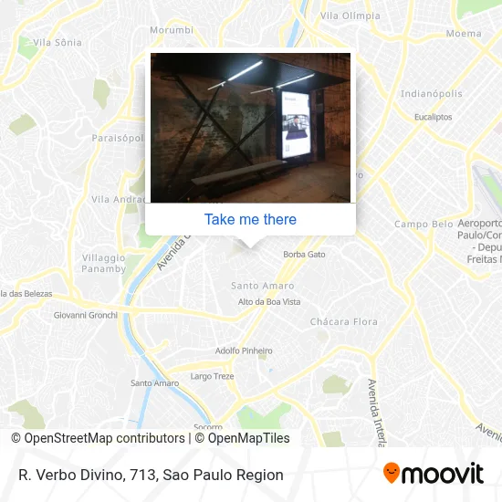 R. Verbo Divino, 713 map