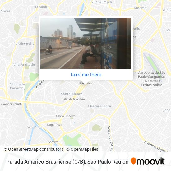 Parada Américo Brasiliense (C / B) map