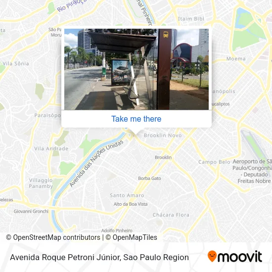 Avenida Roque Petroni Júnior map