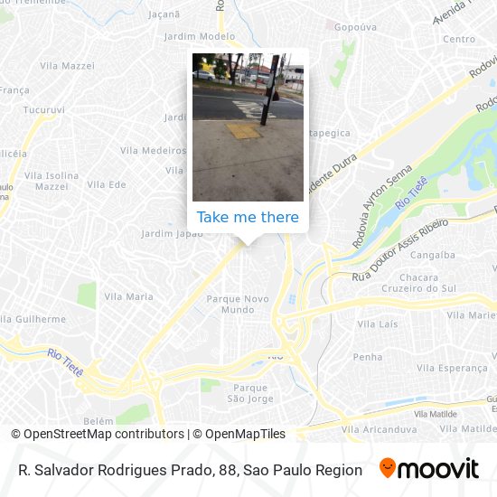 R. Salvador Rodrigues Prado, 88 map