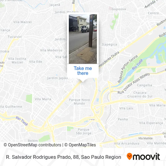 R. Salvador Rodrigues Prado, 88 map