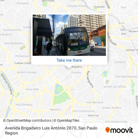 Av. Brigadeiro Luís Antônio 2870 map
