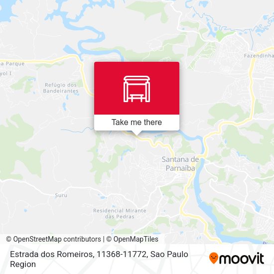 Estrada dos Romeiros, 11368-11772 map