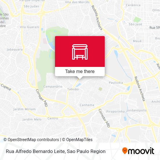 Rua Alfredo Bernardo Leite map