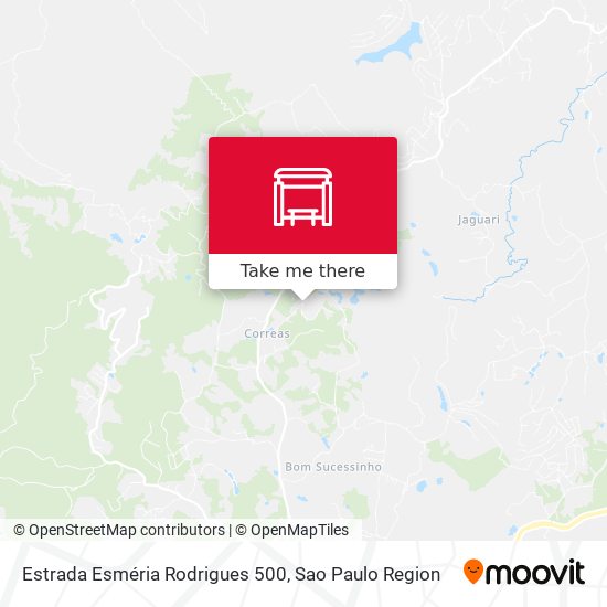Estrada Esméria Rodrigues 500 map