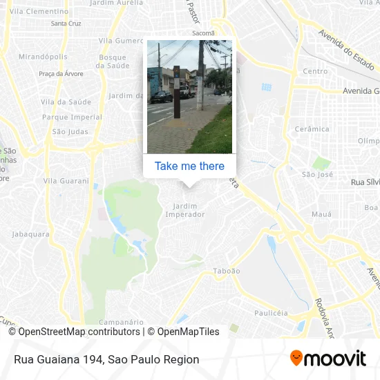 Rua Guaiana 194 map