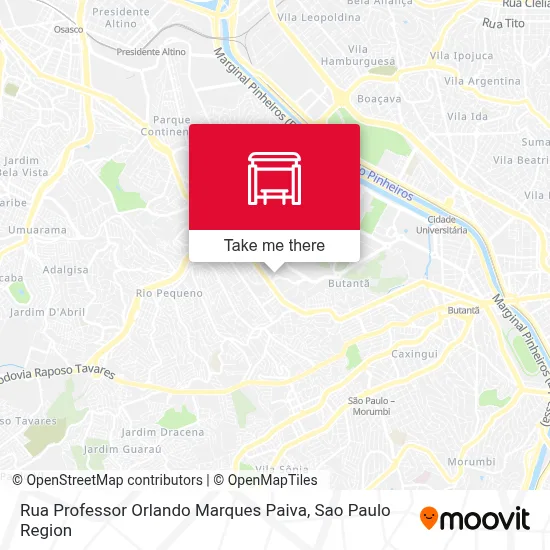 Rua Professor Orlando Marques Paiva map