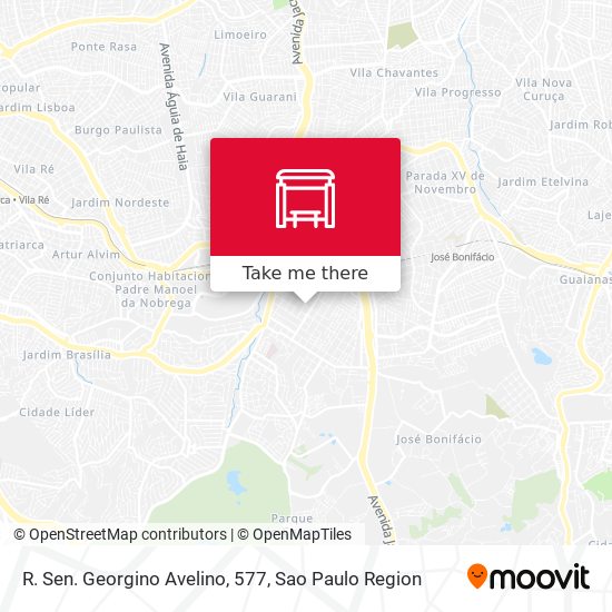 R. Sen. Georgino Avelino, 577 map