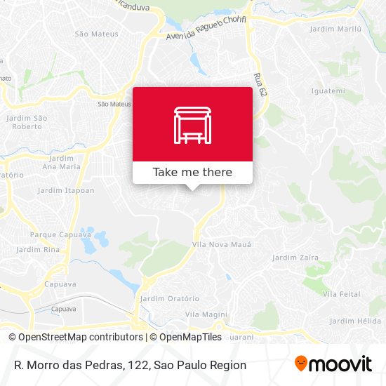 R. Morro das Pedras, 122 map
