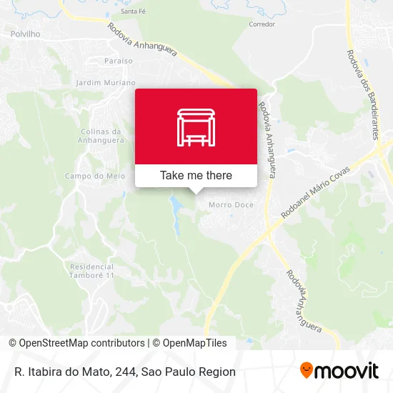 R. Itabira do Mato, 244 map