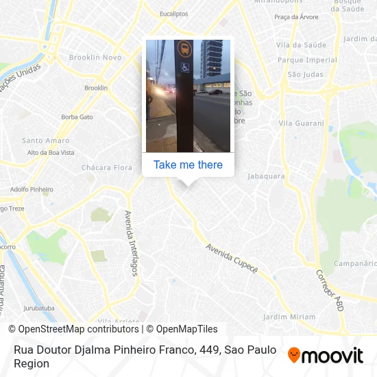 Rua Doutor Djalma Pinheiro Franco, 449 map