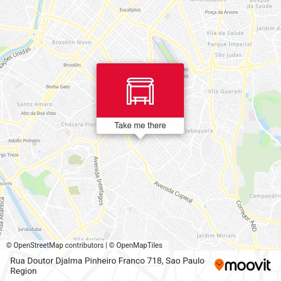 Rua Doutor Djalma Pinheiro Franco 718 map