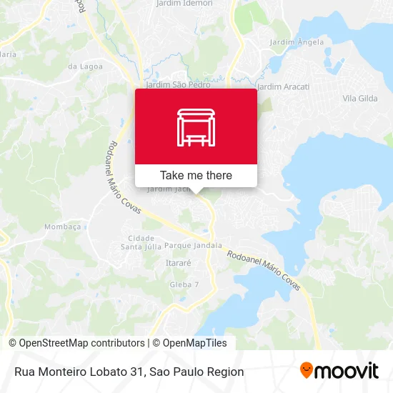 Rua Monteiro Lobato 31 map
