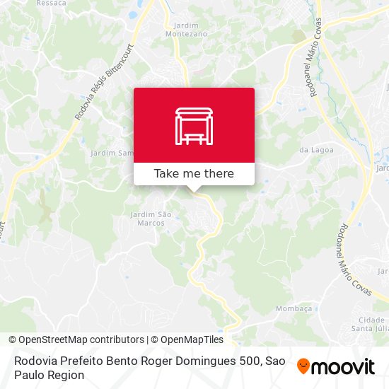Rodovia Prefeito Bento Roger Domingues 500 map