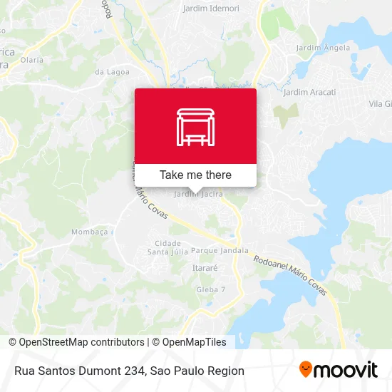 Rua Santos Dumont 234 map