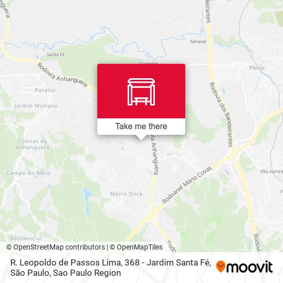Mapa R. Leopoldo de Passos Lima, 368 - Jardim Santa Fé, São Paulo
