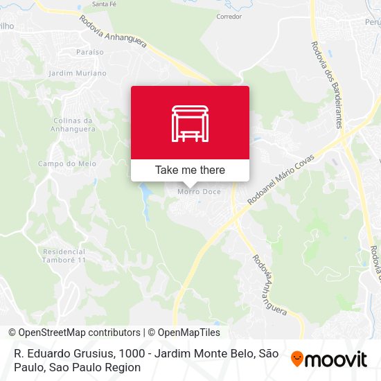 R. Eduardo Grusius, 1000 - Jardim Monte Belo, São Paulo map