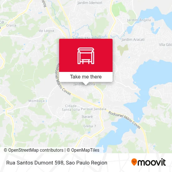 Rua Santos Dumont 598 map