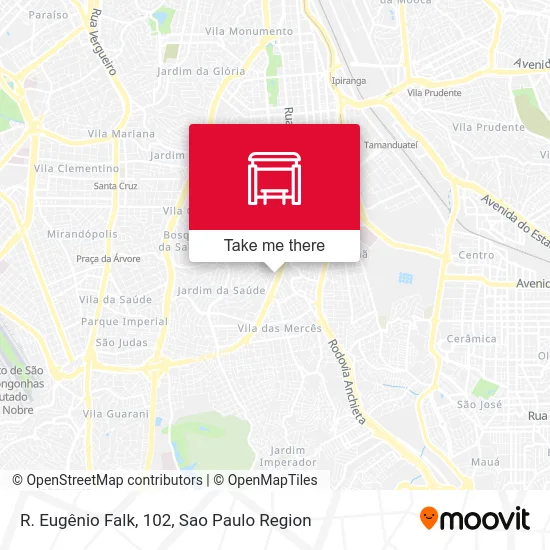 R. Eugênio Falk, 102 map