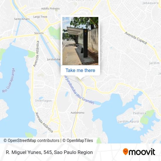 R. Miguel Yunes, 545 map