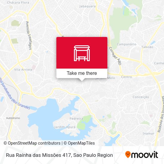 Rua Raínha das Missões 417 map