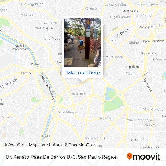 Dr. Renato Paes De Barros B/C map