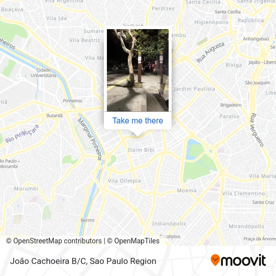 João Cachoeira B/C map