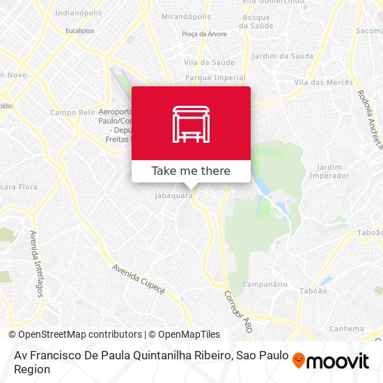 Mapa Av Francisco De Paula Quintanilha Ribeiro