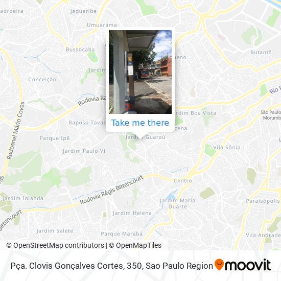 Pça. Clovis Gonçalves Cortes, 350 map