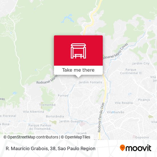 R. Maurício Grabois, 38 map