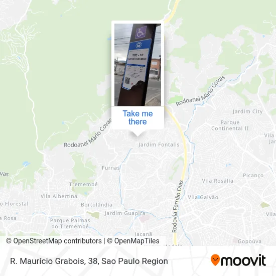 R. Maurício Grabois, 38 map