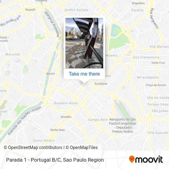 Parada 1 - Portugal B/C map