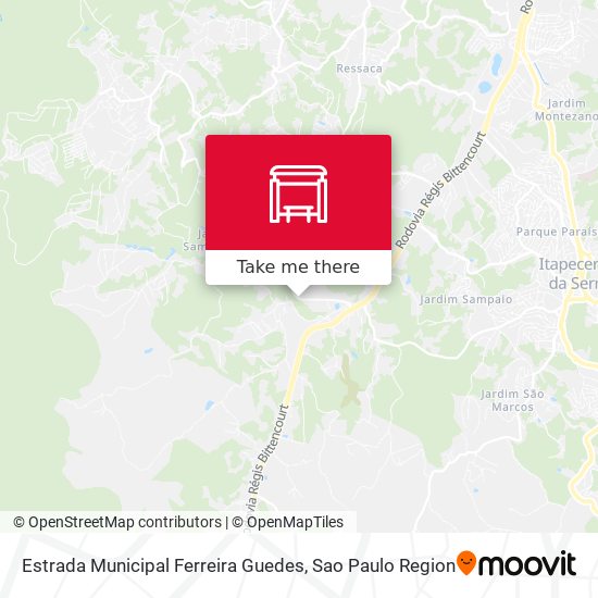 Estrada Municipal Ferreira Guedes map