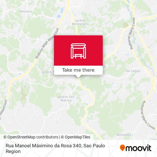 Mapa Rua Manoel Máximino da Rosa 340