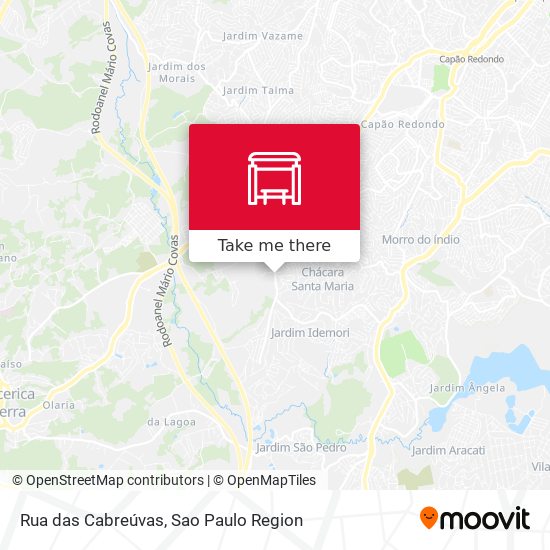 Rua das Cabreúvas map