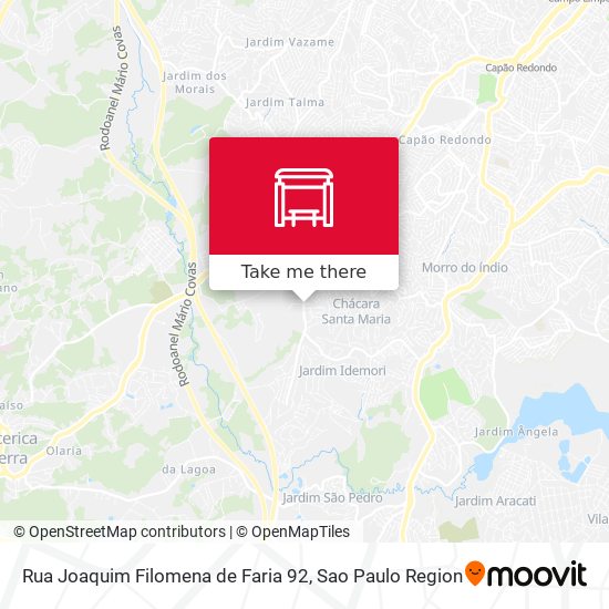 Rua Joaquim Filomena de Faria 92 map