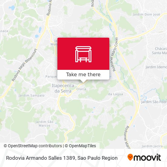 Rodovia Armando Salles 1389 map