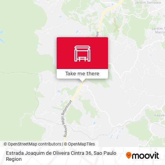 Estrada Joaquim de Oliveira Cintra 36 map