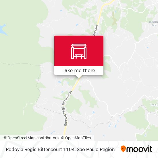 Rodovia Régis Bittencourt 1104 map